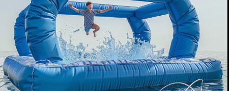 Бизнес идея: заработок на надувных батутах