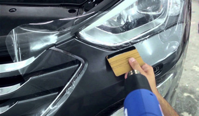 Защитная автомобильная плёнка для бронирования фар